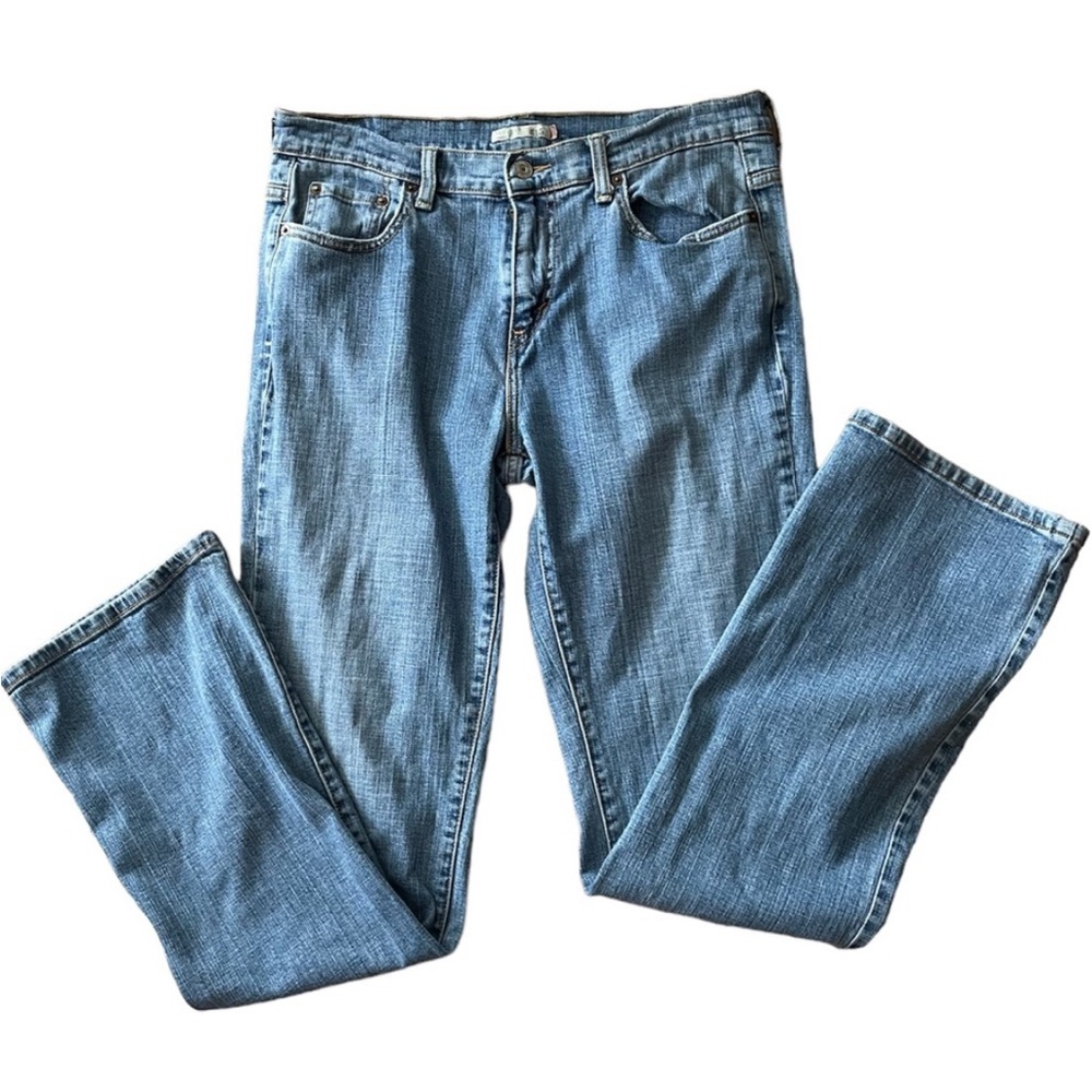 LEVI’S Faded To Perfection Lovingly Worn 515 Bootcut Mid Rise Jeans Size: 12L